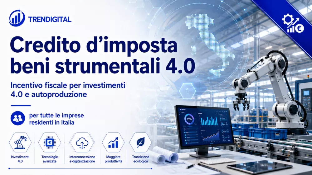 preview Credito d'imposta beni strumentali 4.0