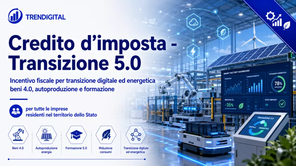 preview Credito d'imposta Transizione 5.0